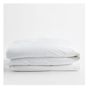 The Company Store White Duvet Queen Bed